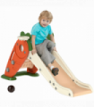 AIYAPLAY 3 in 1 Kids Slide, Carrot-themed Foldable Indoor Slide for 1-3 Years