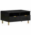 vidaXL Coffee Table Black 80x54x40 cm Engineered Wood