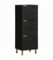vidaXL Highboard Black 40x33x110 cm Engineered Wood