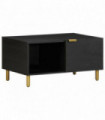 vidaXL Coffee Table Black 80x50x40 cm Engineered Wood