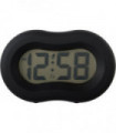 Acctim Vierra Silicon Digital Black Alarm Clock 151113
