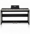 Glarry GDP-104 88 Keys Full Weighted Keyboards Digital Piano with Furniture Stand, Power Adapter, Triple Pedals, Headphone, for All Experience Levels Black--Replace 46233857