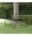 Tree Bench 150 cm Black Steel