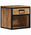 vidaXL Bedside Cabinet 40x35x40 cm Solid Wood Mango