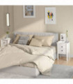 vidaXL Bedside Cabinets 2 pcs White 40x35x61.5 cm Solid Wood Pine