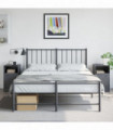 vidaXL Bedside Cabinets 2pcs Anthracite 34.5x39x62 cm Steel