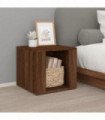 vidaXL Bedside Table Brown Oak 41x40x36 cm Engineered Wood