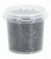 vidaXL Braiding Bands for Horse 1500 pcs Black Silicone
