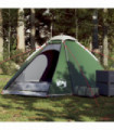 vidaXL Camping Tent Dome 4-Person Green Waterproof