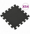 vidaXL Floor Mats 54 pcs 4.86㎡ EVA Foam Black