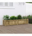 vidaXL Garden Planter 150x31x31 cm Impregnated Wood Pine