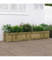 vidaXL Garden Planter 180x31x31 cm Impregnated Wood Pine