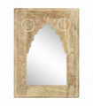 vidaXL Hand Painted Mirror 40x55 cm Solid Mango Wood