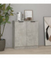 Sideboard Concrete Grey 60x30x70 cm Engineered Wood