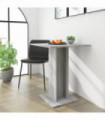 Bistro Table Grey Sonoma 60x60x75 cm Engineered Wood