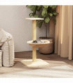 Cat Tree with Sisal Scratching Post Cream 74 cm