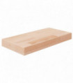 Shelf Board 40x20x4 cm Untreated Solid Wood Oak