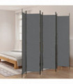 vidaXL 6-Panel Room Divider Anthracite 300x220 cm Fabric
