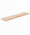 Shelf Board 100x20x2.5 cm Untreated Solid Wood Oak