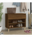 Shoe Cabinet Brown Oak 70x36x60 cm Engineered Wood