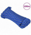 Boat Rope Blue 4 mm 100 m Polypropylene