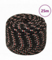 Boat Rope Black 14 mm 25 m Polypropylene