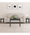 Nesting Tables 3 pcs Grey Solid Wood Pine