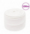 Boat Rope Full White 12 mm 100 m Polypropylene