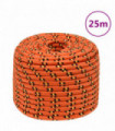 Boat Rope Orange 14 mm 25 m Polypropylene