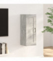 Hanging Cabinet Concrete Grey 35x34x90 cm Engineered Wood