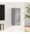 vidaXL Hanging Cabinet Grey Sonoma 35x34x90 cm Engineered Wood
