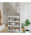 vidaXL Book Cabinet/Room Divider Grey Sonoma 80x30x103 cm Engineered wood