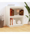 vidaXL Console Cabinet White 60x34x75 cm Solid Wood Pine
