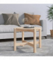 vidaXL Coffee Table Ø 62.5x45 cm Solid Wood Pine
