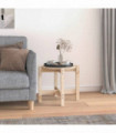 vidaXL Coffee Table Ø 52.5x45 cm Solid Wood Pine