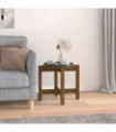 vidaXL Coffee Table Honey Brown Ø 52.5x45 cm Solid Wood Pine