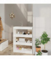 vidaXL Book Cabinet/Room Divider White 80x30x103 cm Engineered wood