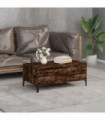 vidaXL Coffee Table Smoked Oak 90x50x36.5 cm Engineered Wood