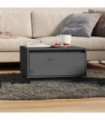 vidaXL Coffee Table Grey 55x56x32 cm Solid Wood Pine