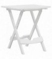 vidaXL Folding Garden Table 45.5x38.5x50 cm White