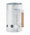 Charcoal Grill Chimney Starter Galvanised Steel