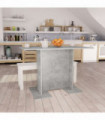 vidaXL Dining Table Concrete Grey 110x60x75 cm Engineered Wood