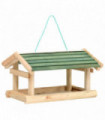 vidaXL Bird Feeder Solid Wood 35x29.5x21 cm
