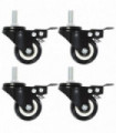 8 pcs Swivel Casters with Brakes 50 mm