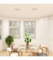vidaXL Built-in Wall and Ceiling Speakers with Tweeter 2 pcs 360 W