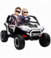 AIYAPLAY 2 Seater 24V 7AH Ride on Truck w/ Spring Suspension - White