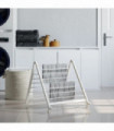 vidaXL Drying Rack for Bathtub Extendable 53-90 cm Aluminium