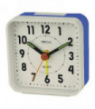 Amplus Bedside Travel Analogue White Alarm Clock PD818W