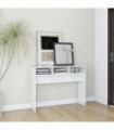 vidaXL Console Table High Gloss White 105x30x80 cm Engineered Wood