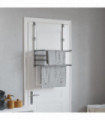 vidaXL Drying Rack for Balcony 54x25x42 cm Aluminium